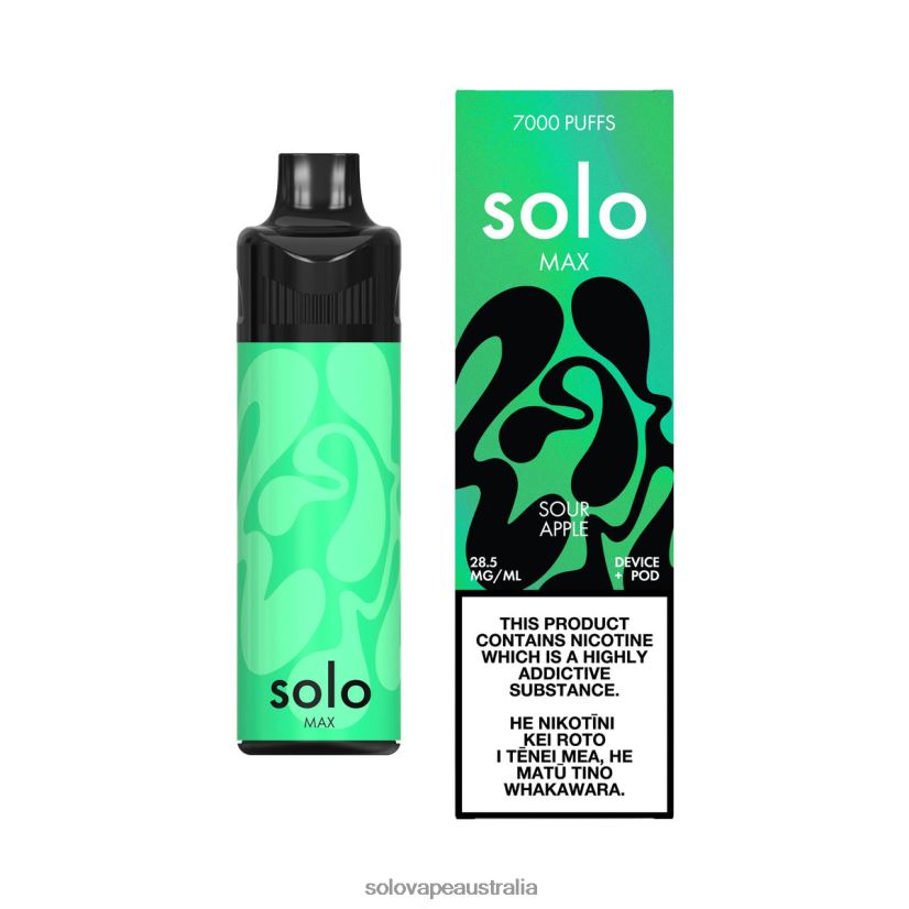 Sour Apple Solo MAX Pod Kit ZN6LB070 | Solo Vape Buy